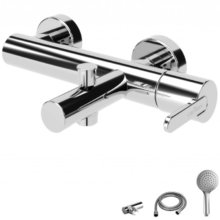 Смеситель Cezares Leaf LEAF-VD-01 для ванны и душа, хром