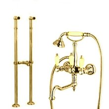 Смеситель Cezares First VDPS2-03/24-M цвет золото 24 карат, ручки металл