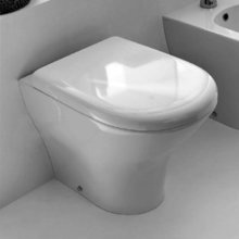 Унитаз Kerasan Aquatech 371801 приставной, безободковый, в комплекте с крепежом WB5N, цвет белый