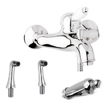 Смеситель Cezares Elite PBVM-01-M цвет хром, ручки металл