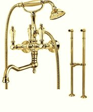 Смеситель Cezares Diamond VDPS2-03/24-Sw цвет золото, ручки Swarovski