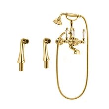 Смеситель Cezares Diamond PBV-03/24-Sw цвет золото, ручки Swarovski