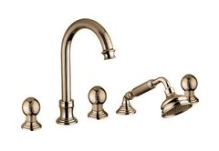 Смеситель Cezares Olimp BVD-02-M цвет бронза, ручки круглые металл