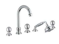 Смеситель Cezares Olimp BVD-01-M цвет хром, ручки круглые металл