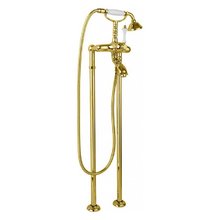 Смеситель Cezares Margot MARGOT-VDP-03/24-Bi для ванны/душа, золото/белый