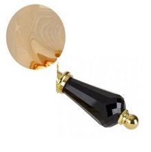 Смеситель Cezares VINTAGE-VM-03-Sw-N для ванны и душа, золото, ручка Swarovski Nero