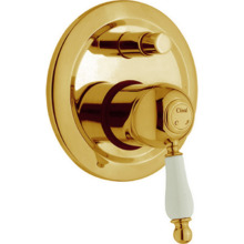 Встраиваемый однорычажный смеситель Cisal Arcana Empress EM00210024 для ванны/душа, цвет золото