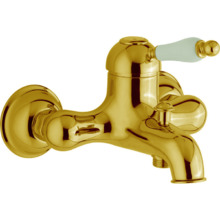 Смеситель Cisal Arcana Empress EM00013024 однорычажный настенный для ванны/душа, золото