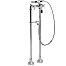 Смеситель Cisal Barcelona BA00420021 напольный для ванны с ручной лейкой, держателем, шлангом 150 см, хром