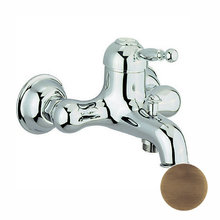 Смеситель Cisal Arcana Royal AY00013027 однорычажный настенный для ванны/душа, бронза