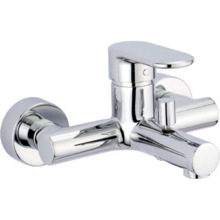 Смеситель Cisal LineaViva LV00013021 однорычажный настенный для ванны/душа, хром