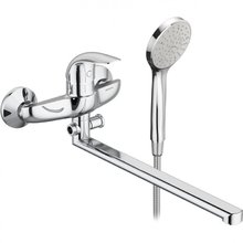 Смеситель для ванны и душа Damixa Eclipse 319500001, с душевым гарнитуром, хром