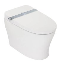 Приставной электронный безободковый унитаз-биде Panasonic CH2720, с пультом и подсветкой, белый