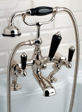 Cмеситель Devon&Devon Black Dandy MARF40BBD для ванны/душа, светлое золото