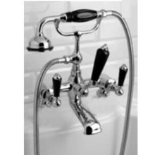 Cмеситель Devon&Devon Black Dandy MARF40MCRBD для ванны/душа, хром/черный