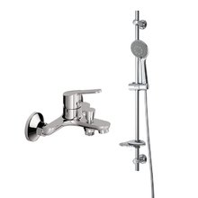 Смеситель Dorff Norma D0101030 для ванны и душа с душевым гарнитуром, хром