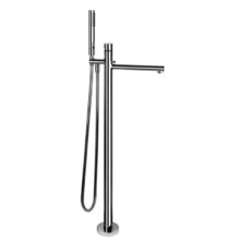 Смеситель для ванны и душа Gessi Ovale, напольный, хром, 24964.031