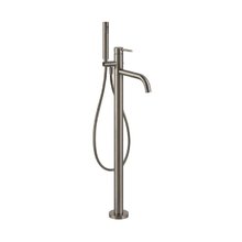 Смеситель для ванны и душа Gessi Via Tortona 24943/149, с душевым гарнитуром, цвет матовый никель