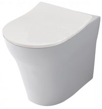 Приставной унитаз Toto CW163Y безободковый, с тонкой крышкой-сиденьем MHT514F, микролифт