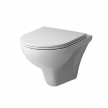 Подвесной унитаз Am.Pm Gem FlashClean безободковый, с сиденьем микролифт, C901700SC