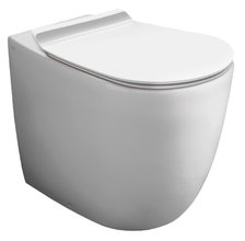 Приставной унитаз Simas Vignoni безободковый, высокий, белый, VI21bi