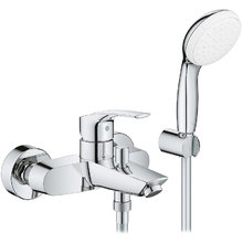 Смеситель для ванны и душа Grohe Eurosmart New 33302003, с душевым гарнитуром, цвет хром