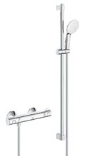 Смеситель для ванны и душа Grohe Grohtherm 800 34566002, термостатический, с душевым гарнитуром, цвет хром
