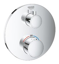 Смеситель для ванны и душа Grohe Grohtherm, 24077000, термостатический, на 2 потребителя, хром