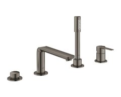 Смеситель Grohe Lineare New 19577AL1 для ванны и душа, на борт ванны, темный графит