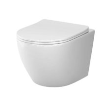 Подвесной унитаз Am.Pm Like C801900SC AquaSpin, безободковый, с сиденьем микролифт