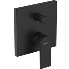 Смеситель Hansgrohe Vernis Shape 71468670 для ванны и душа, черный матовый