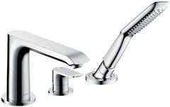 Смеситель Hansgrohe Metris 31190000 на борт ванны, внешняя часть