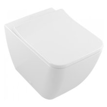 Приставной безободковый унитаз Villeroy&Boch Venticello 4613 R0 R1 alpine CeramicPlus