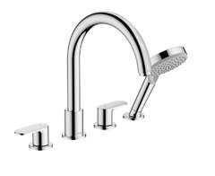 Смеситель Hansgrohe Vernis Blend 71456000 для ванны и душа, на борт ванны, хром