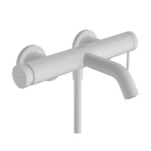 Смеситель для ванны и душа Hansgrohe Tecturis S 73422700, цвет белый матовый