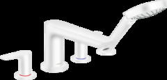 Смеситель Hansgrohe Talis E 71748700 для ванны, белый матовый