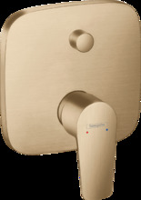 Смеситель Hansgrohe Talis E 71745140 для ванны и душа, бронза шлифованная