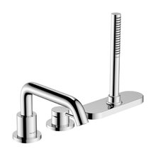 Смеситель для ванны и душа на борт ванны Hansgrohe Tecturis S 73447000, цвет хром
