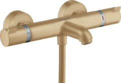 Смеситель Hansgrohe Ecostat Comfort 13114140 для ванны и душа, термостатический, бронза шлифованная
