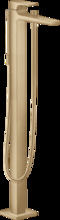 Смеситель Hansgrohe Metropol 32532140 для ванны, шлифованная бронза, напольный