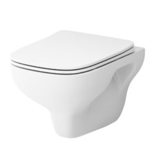 Унитаз подвесной Am.Pm X-Joy, FlashClean безободковый, сиденье микролифт, белый, C85A1702SC