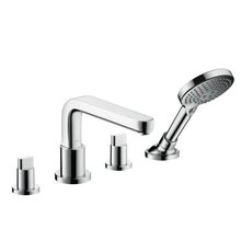 Смеситель Hansgrohe Metris S 31447000 для ванны на 4 отверстия