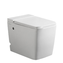 Приставной унитаз Abber Rechteck, с импульсным смывом, крышка-сиденье микролифт, белый, AC1212P