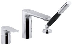 Смеситель Jacob Delafon Aleo E72292-CP для ванны и душа, хром