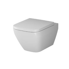 Подвесной безободковый унитаз Am.Pm Spirit V2.0 C701701SC FlashClean, с сиденьем микролифт, белый