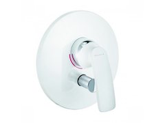 Смеситель Kludi Balance 526509175 для ванны и душа, белый (отсутствует упаковка)
