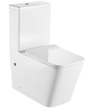 Унитаз-компакт Aquatek Либра AQ1263-00 с сиденьем Soft Close, белый