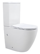 Напольный унитаз Aquatek Европа AQ2903-00, безободковый, с сиденьем микролифт