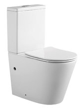 Напольный унитаз Aquatek Вега AQ2904-00, безободковый, с сиденьем микролифт