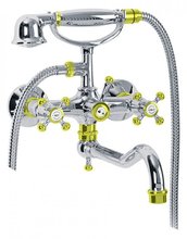 Смеситель Migliore Lady 18834 для ванны/душа - хром/золото